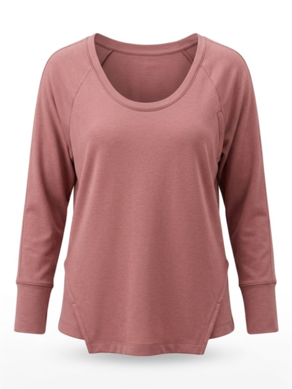 Thrive Societe Mauve Yoga Pullover with Zipper Size Large